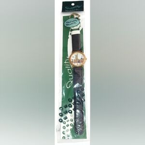 Men's Gold and Black Watch